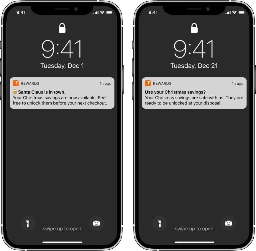 Rewarding push notifications